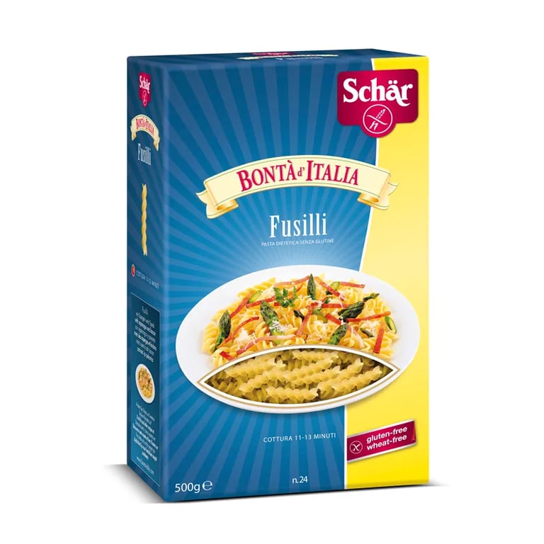 FUSILLI ESPIRALES SIN GLUTEN