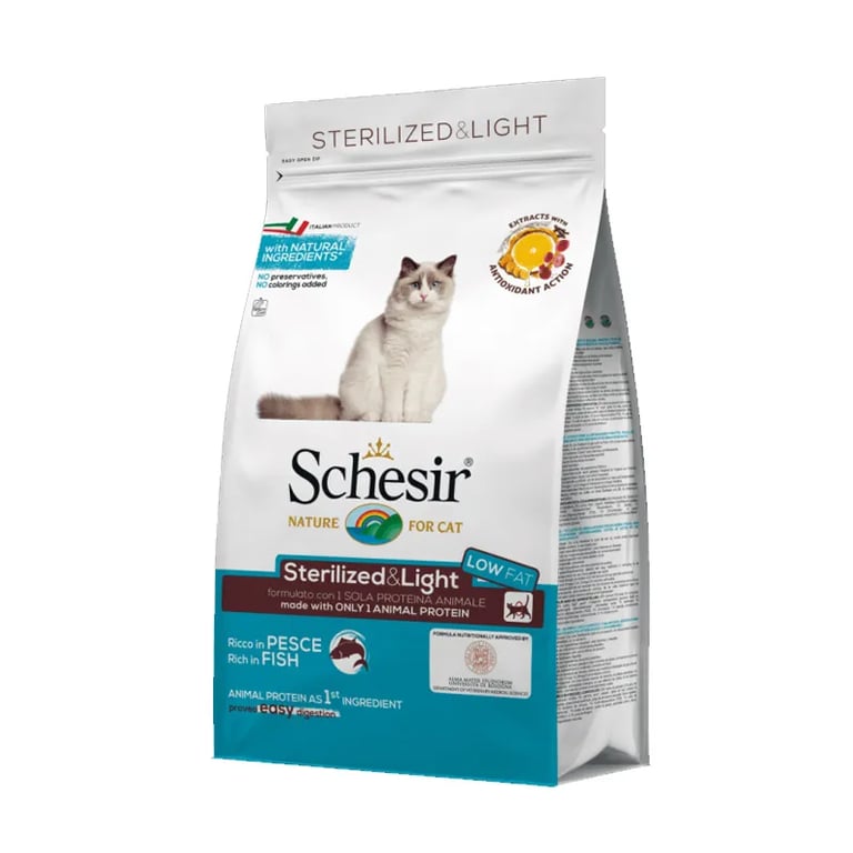 Sterilized & Light Crocchette Gatti Adulti Pesce