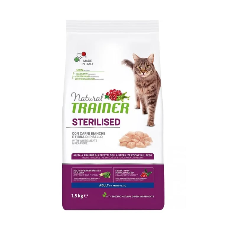 Natural Gato Adulto Esterilizado Pavo