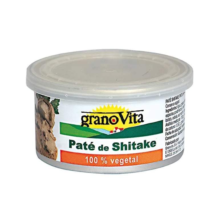 Paté De Shitake Lata Sin Gluten Vegan