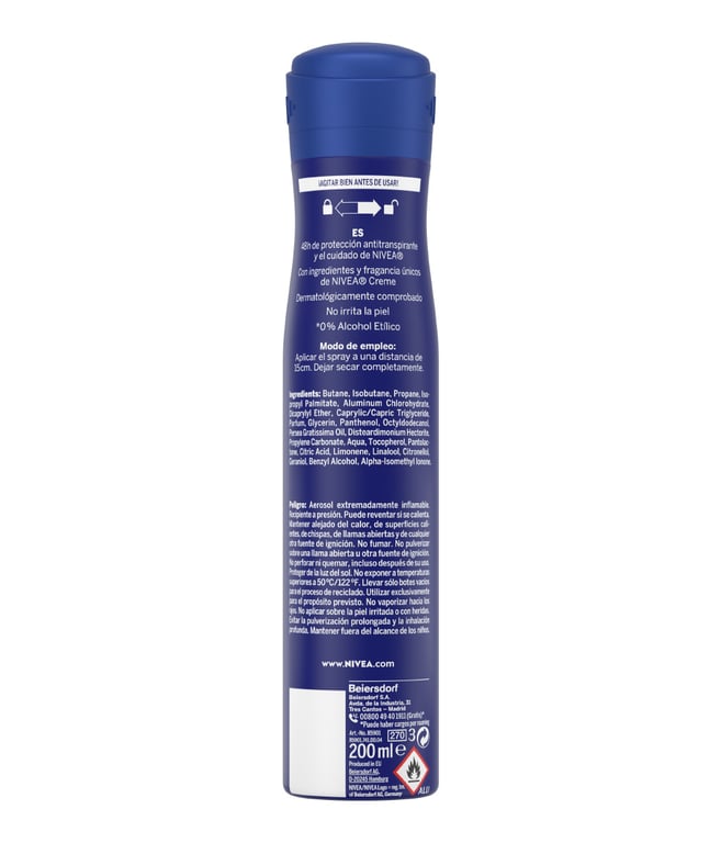 Schützt Pflegt Deodorant Spray 200 ml von Nivea