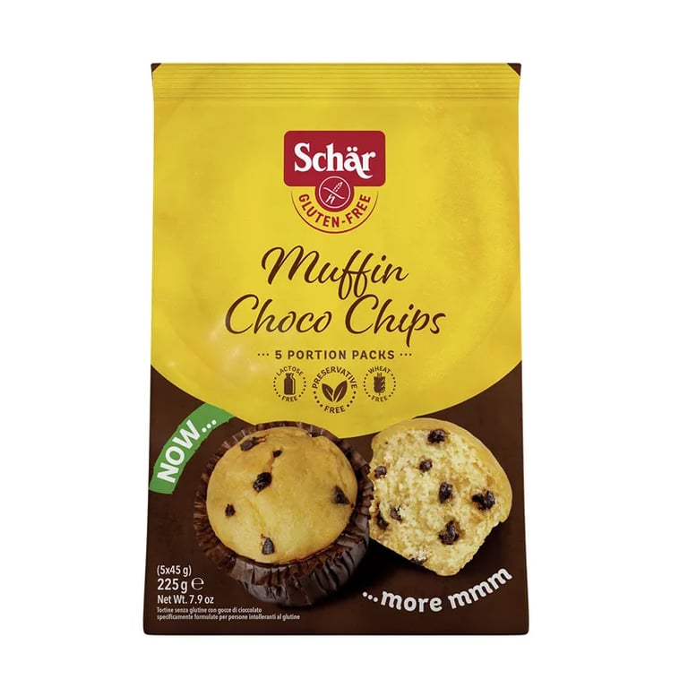 Mini Muffins Choco Chips Sans Gluten