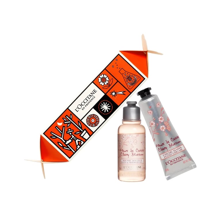 Gel de Douche Fleurs De Cerisier 35 ml + Crème pour les Mains 30 ml