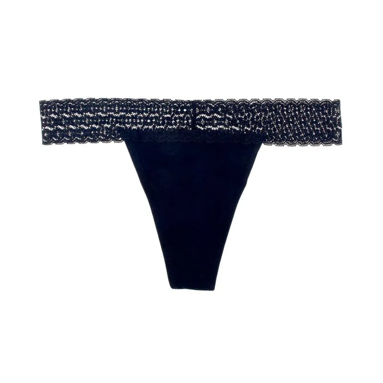 Kiwitas Perizoma Mestruale con Pizzo Nero #S