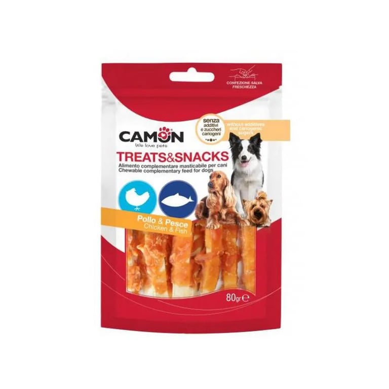 Snacks Feuilles Douces Poulet Et Poisson