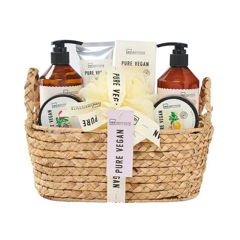 Set Pure Vegan Gel + Loção + Banho Espuma + Esfoliante + Manteiga