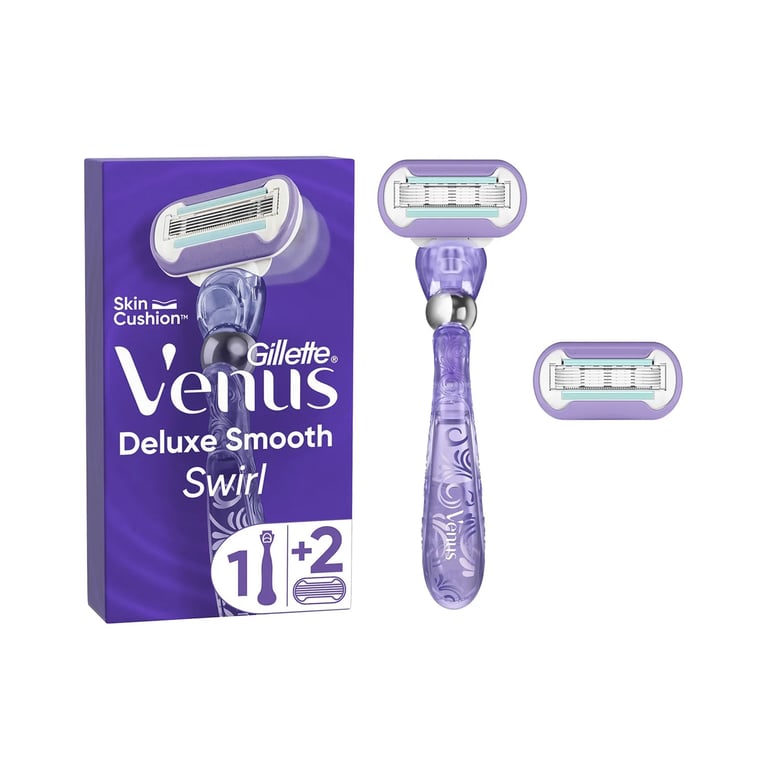 Deluxe Smooth Swirl Maquinilla Depilatoria + 2 Recambios