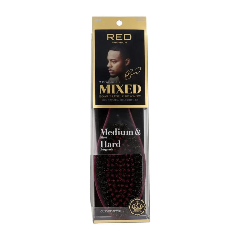 Rpm Medium Hard Mixed Wave Boar Brush Cepillo