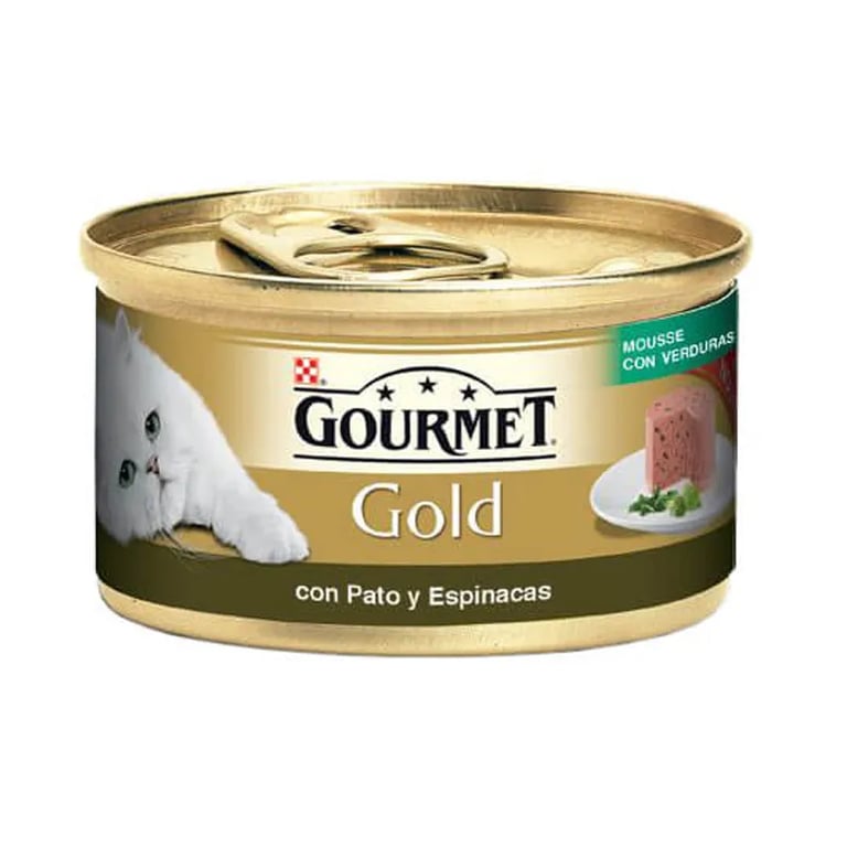 Gold Mousse Pato y Espinacas 85g