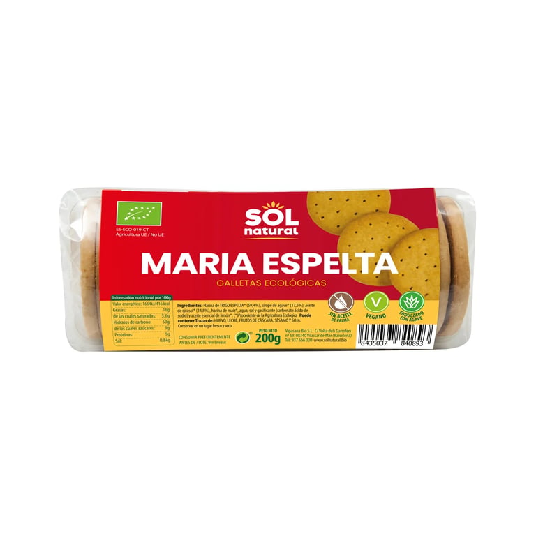 Biscuits Marie À L’Épeautre Bio