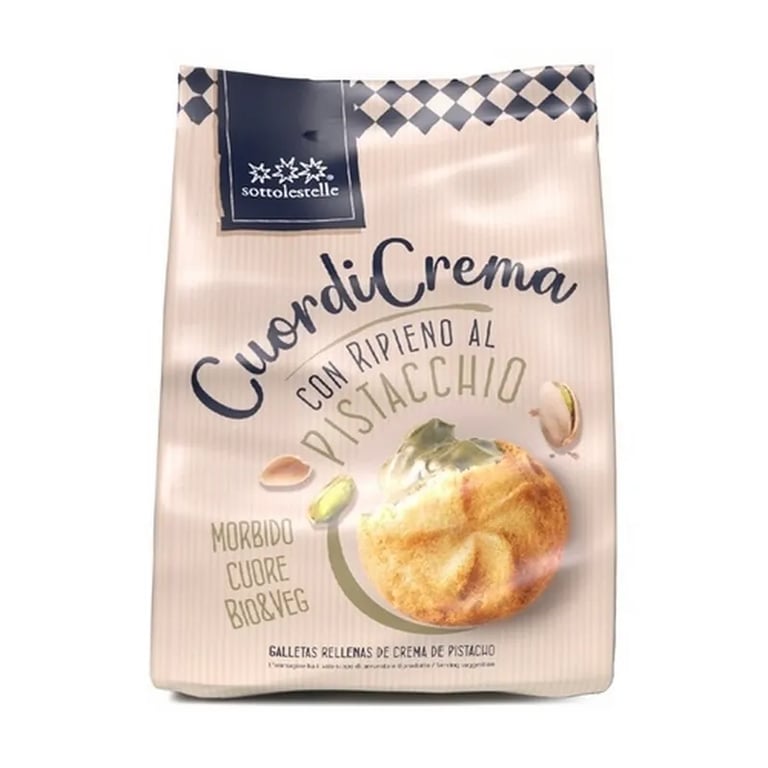 Biscuits Fourrés À La Crème De Pistache Bio