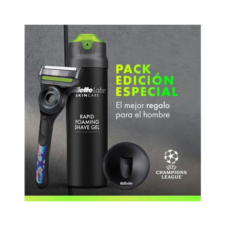 Gillette Labs Champions League Packs 3 Piezas de Gillette