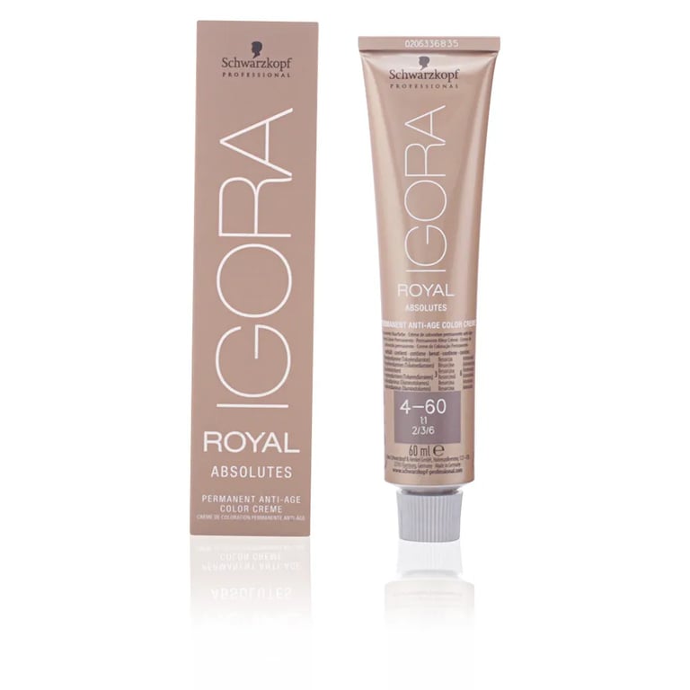 IGORA ROYAL ABSOLUTES 4-60 CASTAÑO MEDIO MARRÓN NATURAL