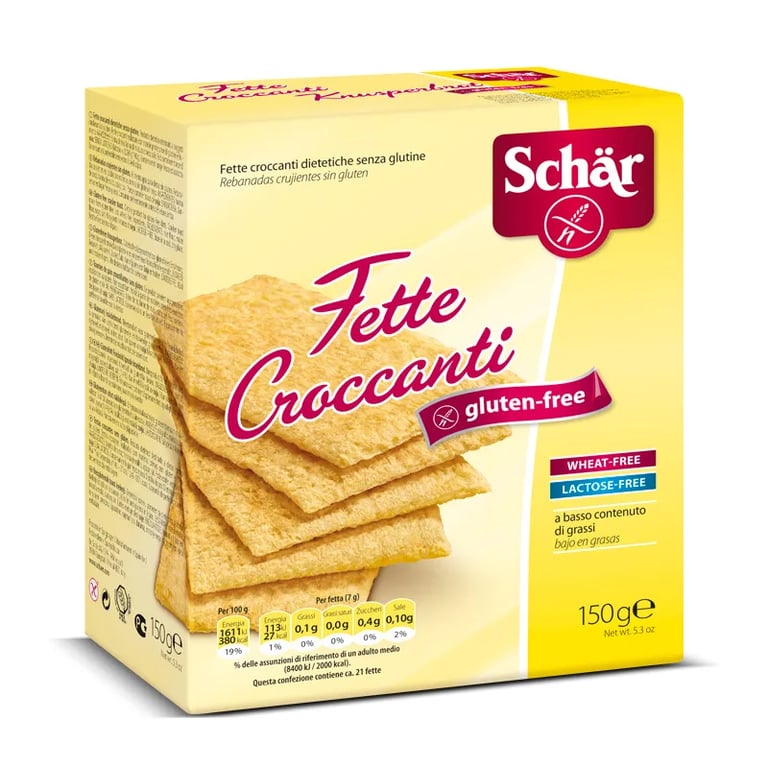 FETTE CROCCANTI REBANADAS CRUJIENTES SIN GLUTEN