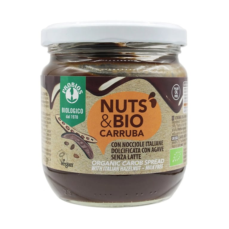 Crema De Algarroba Y Avellanas Bio