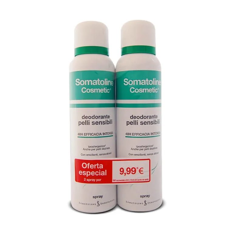 SOMATOLINE COSMETIC DESODORIZANTE PELES SENSÍVEIS