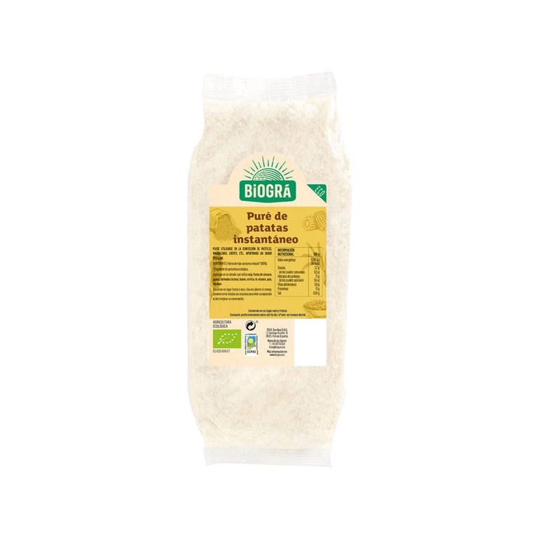 Puré de Patatas Instantáneo Ecológico 250g