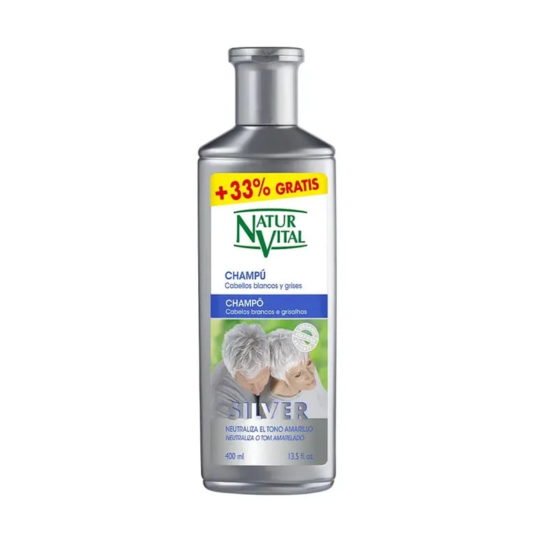 Champú Silver Cabello Blanco Y Gris
