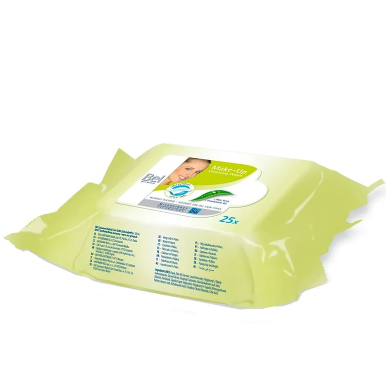 BEL PREMIUM TOALLITAS DESMAQUILLANTES ALOE