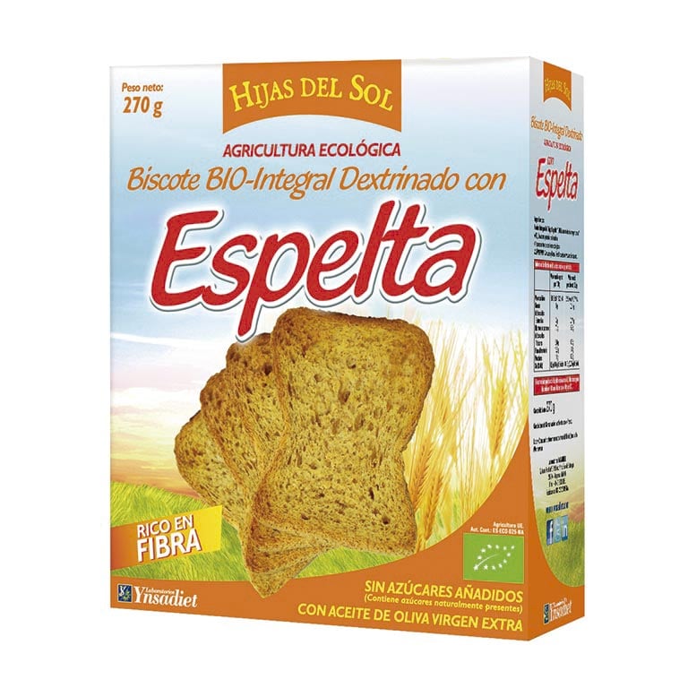 Hijas del sol Bio Pan Dextrinado Espelta 270g
