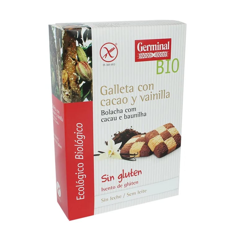 Biscotti Con Cacao E Vaniglia Senza Glutine Bio