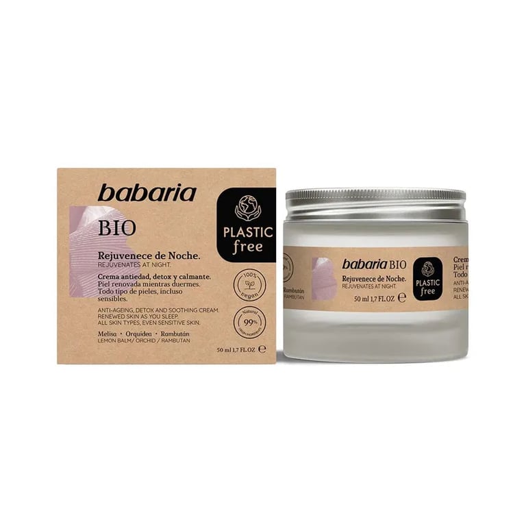 Bio Crema Noche Antiedad Detox Calmante