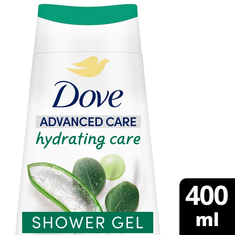 Advanced Gel de Douche Soin Hydratant Aloès et Eau de Bouleau 400 ml de Dove