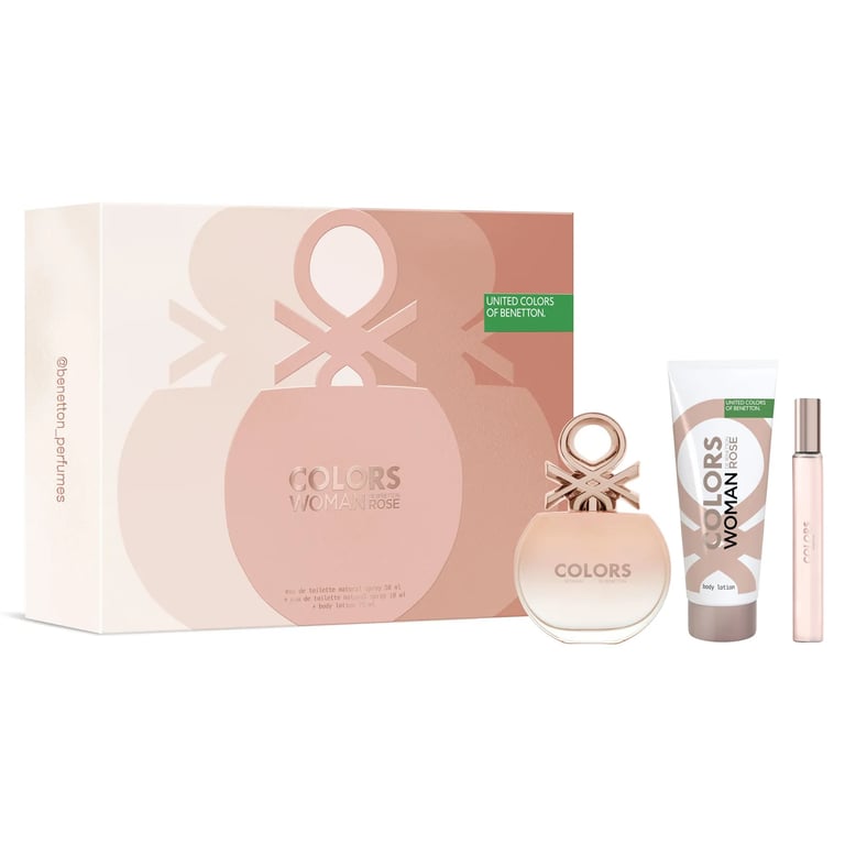 Colors Rose EDT 50 ml + Body Lotion 75 ml + EDT Mini 10 ml