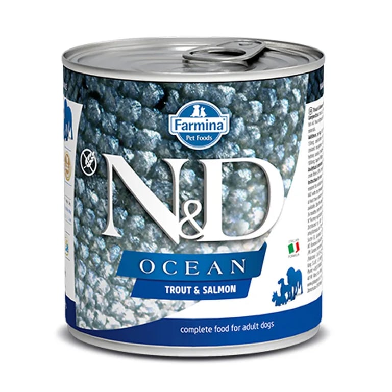 Nassfutter für Hunde ND Ocean Forelle Lachs