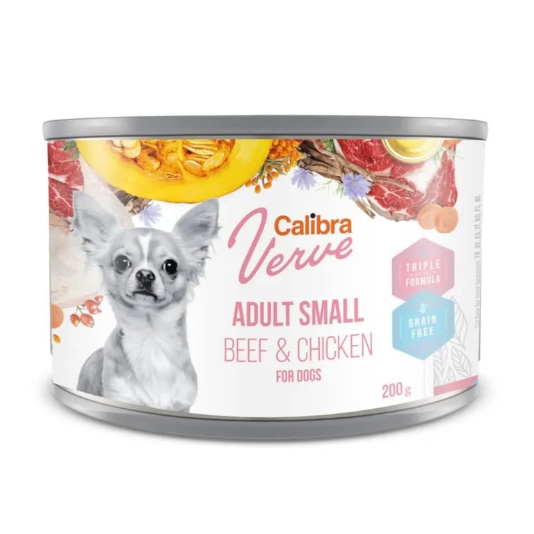 Calibra Dog GF Verve Adult Small Boeuf Poulet