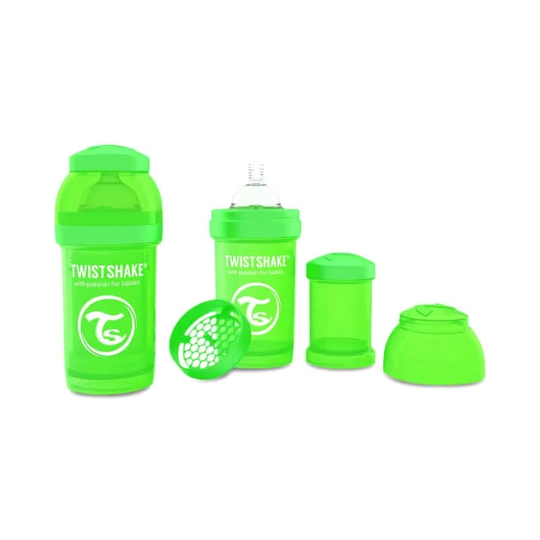 BIBERÓN ANTICÓLICO VERDE 180ml