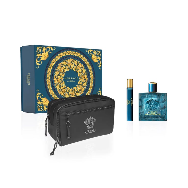 Versace Eros Lote EDT 100 ml + EDT Mini 10 ml + Neceser
