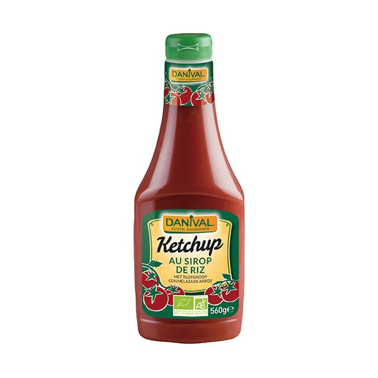 Ketchup Sin Azúcar Con Sirope De Arroz Bio