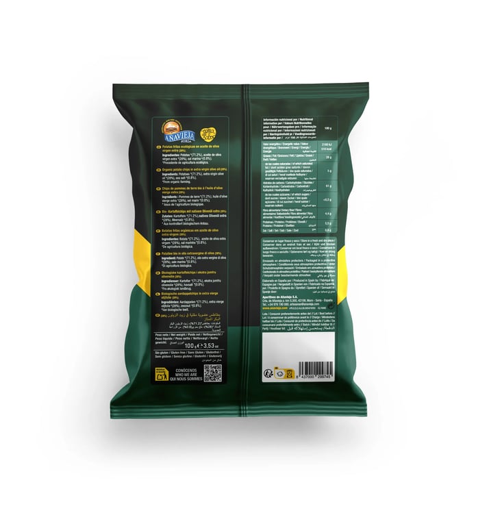 Bio-Kartoffelchips Olivenöl Extra - imagen 2 de 2