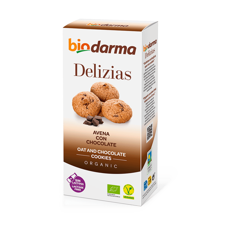 Delicias Avena con Chocolate Vegano Sin Trigo