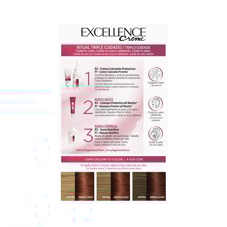 Excellence Creme #5.32-Castano Tostato di L'Oreal Expert Professionnel