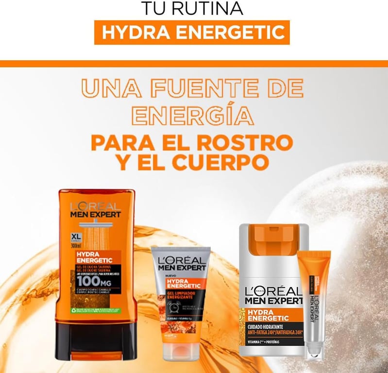 Men Expert Hydra Energetic Creme Antifadiga 24H 100 ml da L'Oreal Paris