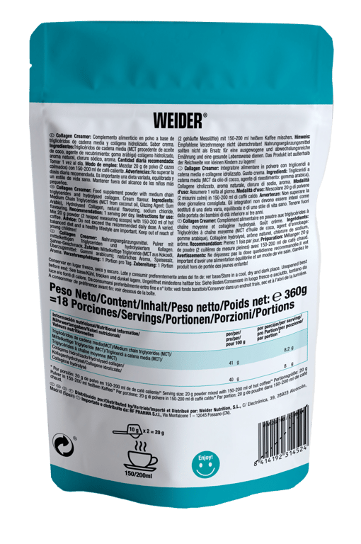 Collagen Creamer 360g de Weider