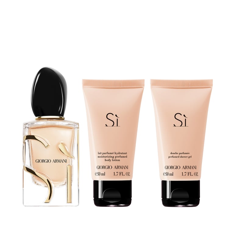 Oui EDP 50 ml + Lotion Corporelle 50 ml + Gel de Douche 50 ml Lot de Armani