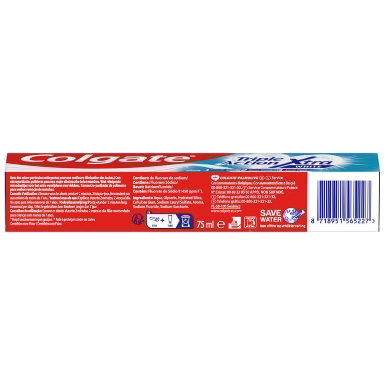 Triple Action Xtra White Zahnpasta 75 ml von Colgate