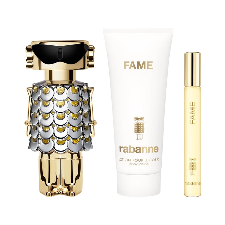 Fame Set EDP 80 ml + EDP 10 ml + Body Lotion 150 ml de Rabanne