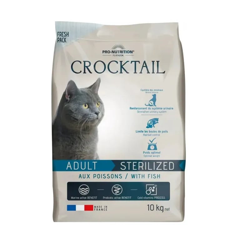 Crocktail Cat Adult Sterilized Vis