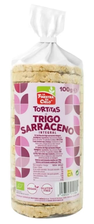 Tortitas De Trigo Sarraceno Integral