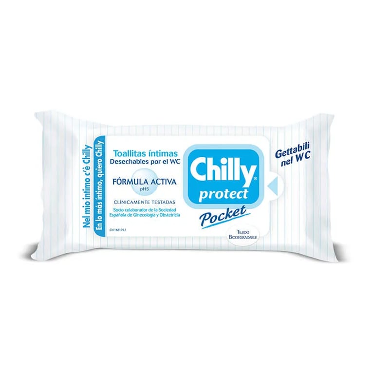 CHILLY PROTECT POCKET TOALLITAS ÍNTIMAS FÓRMULA ACTIVA