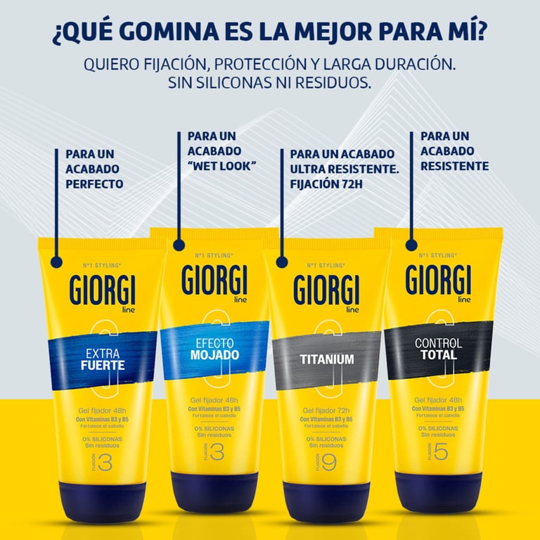 Absolute Titanium Gel Fixateur N9 240 ml de Giorgi