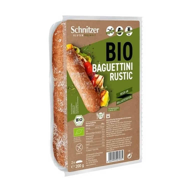 Mini Baguette Rustica Sin Gluten Bio