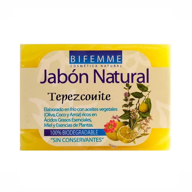 JABÓN NATURAL TEPEZCOUITE