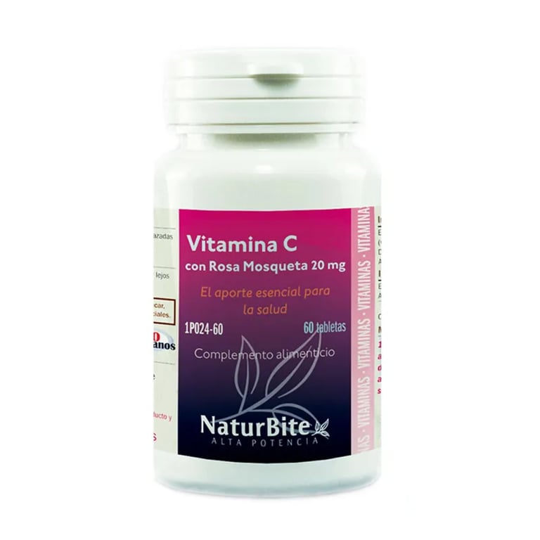 Vitamina C 1000 Mg Rosa Mosqueta 20 mg