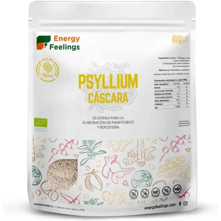 Psyllium Huks Écorce Entière Sans Gluten Bio