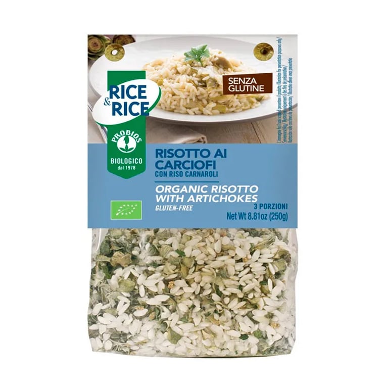 Risotto au Artichaut Sans Gluten Bio